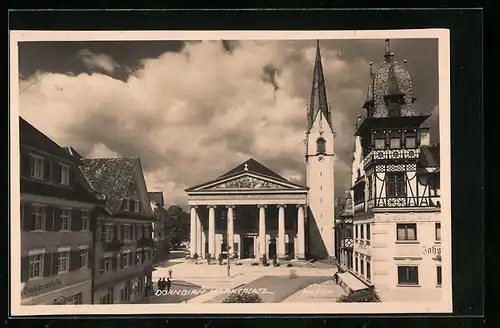 AK Dornbirn, Blick über den Marktplatz