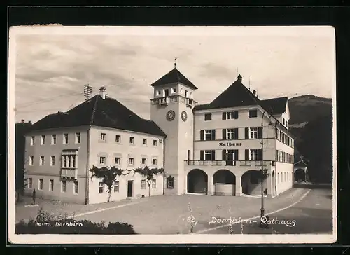 AK Dornbirn, Blick zum Rathaus