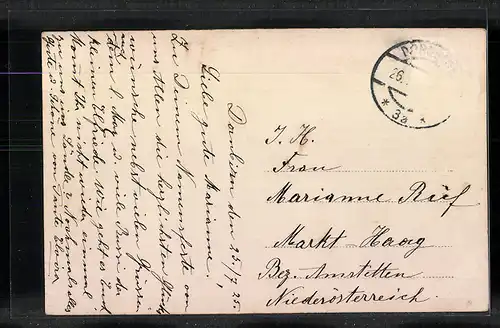 AK Dornbirn, Blick über den Marktplatz