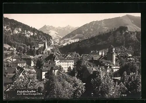 AK Feldkirch, Teilansicht mit Gurtisspitze