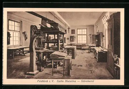 AK Feldkirch, Stella Matutina - Schreinerei