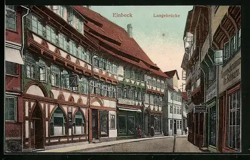 AK Einbeck, Blick in die Langebrücke