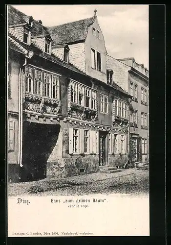 AK Diez, Gasthaus zum grünen Baum