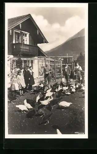 AK Garmisch /Obb., Eier- und Geflügelhandlung M. Jung