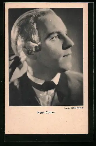 AK Schauspieler Horst Caspar in einer historischen Filmrolle