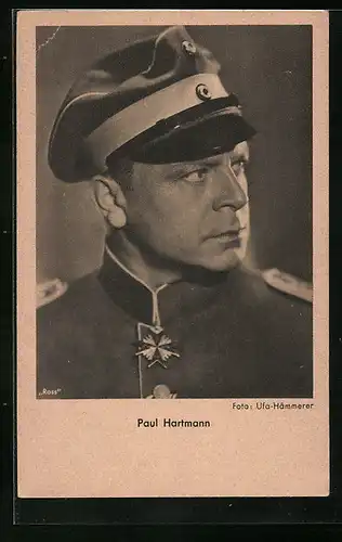 AK Schauspieler Paul Hartmann in einer Uniform