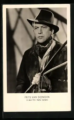 AK Schauspieler Fritz van Dongen in Salto mortale