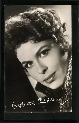 AK Schauspielerin Barbara Rütting mit verführerischem Blick