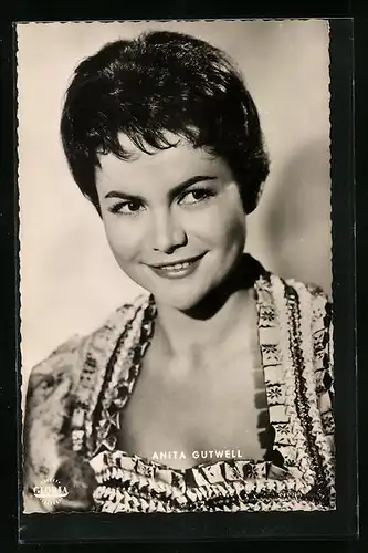 AK Schauspielerin Anita Gutwell in Das alte Förstererhaus'