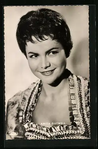 AK Schauspielerin Anita Gutwell in Das alte Förstererhaus'