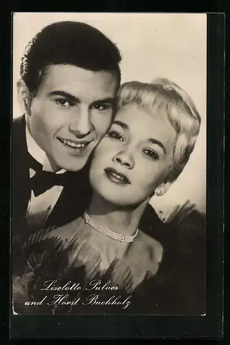 AK Schauspieler Lieselotte Pulver und Horst Buchholz in einer Filmrolle