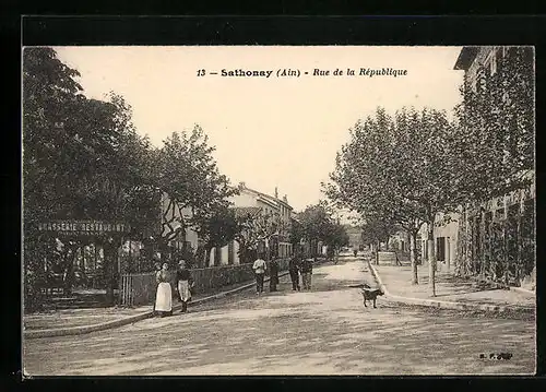 AK Sathonay, Rue de la République