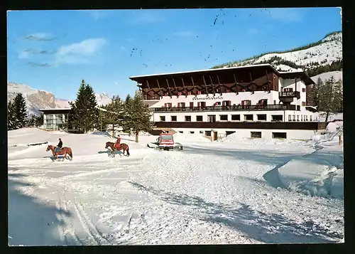 AK San Cassiano, Hotel Armentarola im Winter