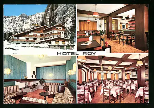 AK Malga Ciapéla, Hotel Roy im Winter