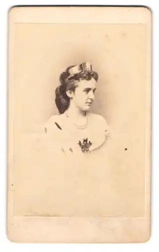 Fotografie unbekannter Fotograf und Ort, Prinzessin Maria Anna von Anhalt-Dessau, Frau von Friedrich Carl v. Preussen