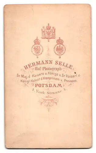 Fotografie H. Selle, Potsdam, Kürassier in Uniform Garde-du-Corps