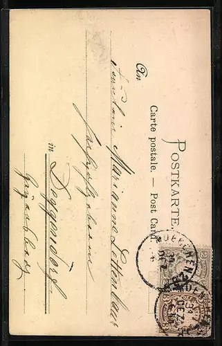 AK München, Münchner Kindl mit Bierkrug und Rettich