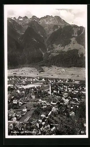 AK Bludenz, Gesamtansicht mit Rhätikon