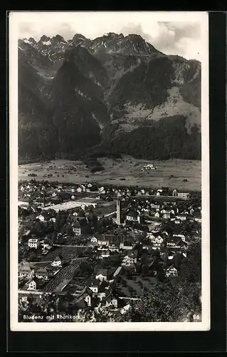 AK Bludenz, Panorama mit Rhätikon