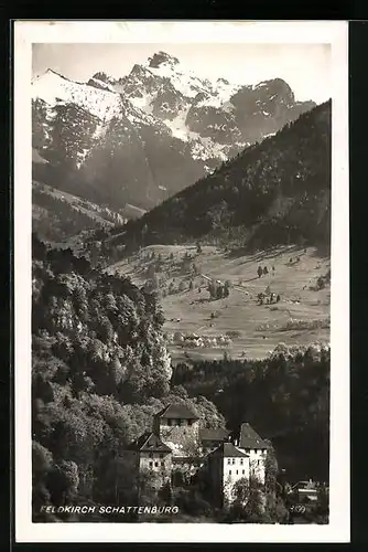 AK Feldkirch, Blick auf die Schattenburg