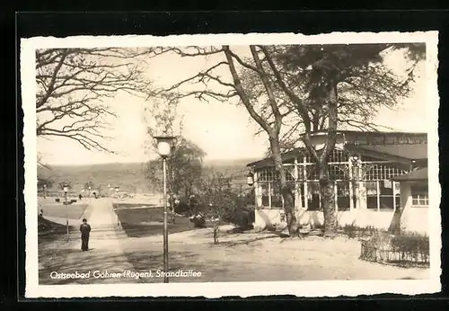 AK Göhren / Rügen, am Strandcafé