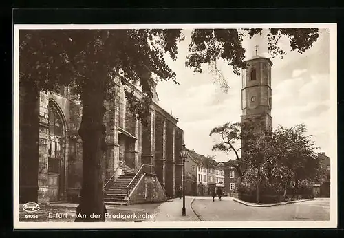 AK Erfurt, an der Predigerkirche