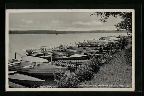 AK Neubrück, Angler-Siedlung am Hölzernen-See