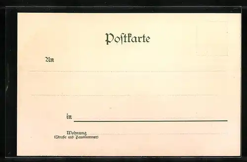 Künstler-AK Leipzig, am Augusteum, Universität