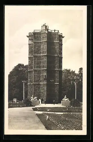 AK Dresden, Jubiläums-Gartenbau-Ausstellung, Der grüne Dom