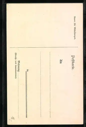 Künstler-AK Nürnberg, Bayerische Jubiläums-Landesausstellung 1906, Fahnen