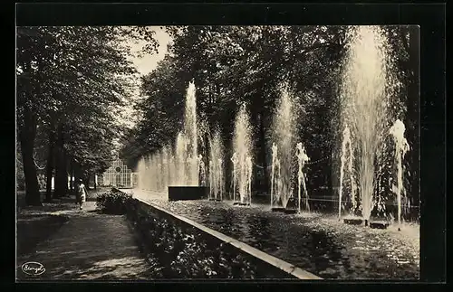 AK Dresden, Internationale Hygiene-Ausstellung 1930 - Hundertbrunnenstrasse