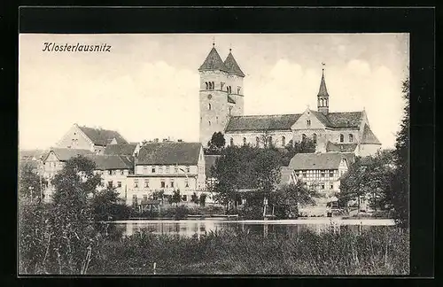 AK Klosterlausnitz, Partie mit Kirche