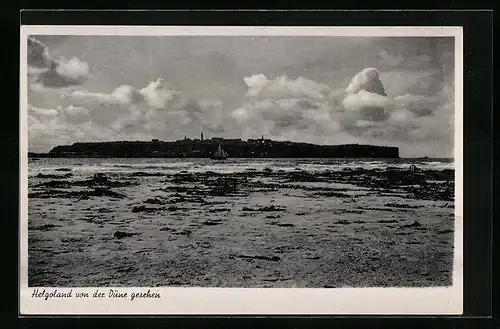 AK Helgoland, Gesamtansicht von der Düne aus