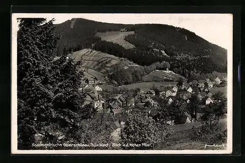 AK Oberschönau i. Thür. Wald, Blick n. d. Hohen Möst