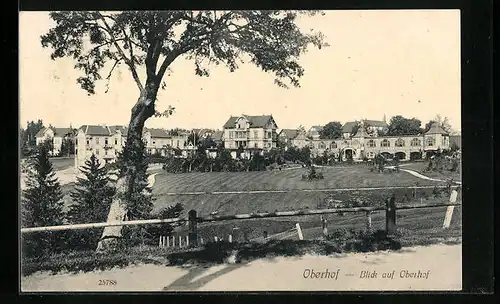 AK Oberhof, Blick auf den Ort