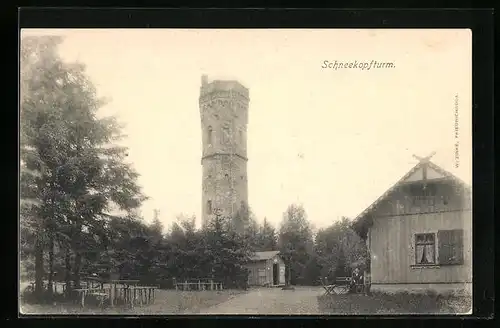 AK Gehlberg, Blick zum Schneekopfturm