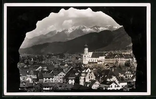 AK Bludenz, Blick auf den Ort