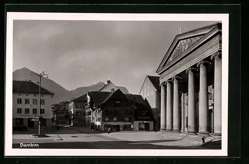 AK Dornbirn, Marktplatz mit Photohandlung