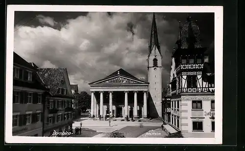 AK Dornbirn, Blick über den Marktplatz