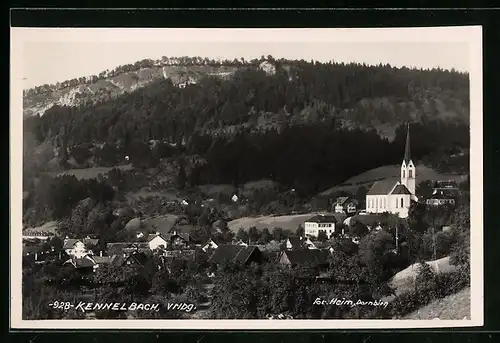 AK Kennelbach, Panorama des Ortes