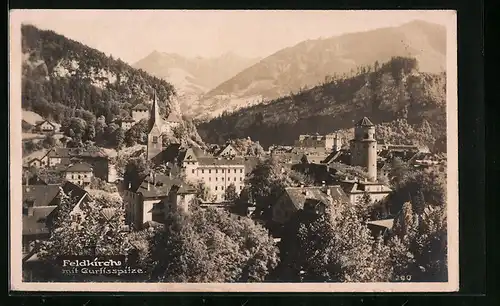 AK Feldkirch, Teilansicht mit Gurtisspitze