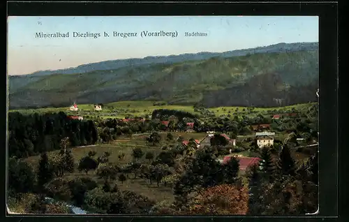 AK Diezlings b. Bregenz, Badehaus