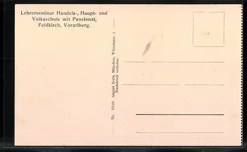 AK Feldkirch, Lehrerseminar - Schlafsaal Nr. 3