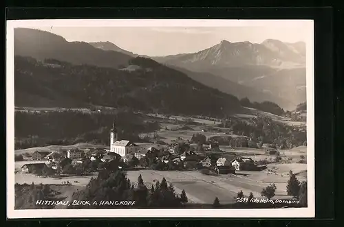 AK Hittisau, Blick auf Hangkopf