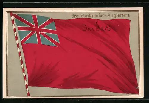 Präge-AK Grossbritannien, Nationalflagge