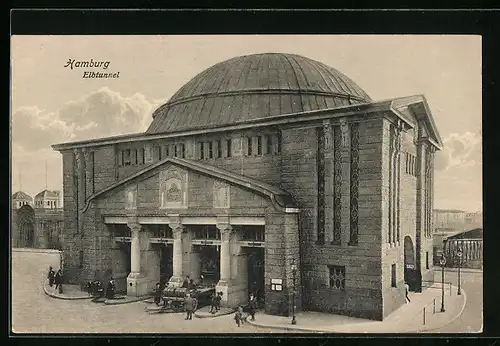 AK Hamburg-St. Pauli, Elbtunnel