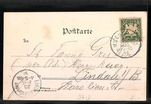 AK Tompeter hält die Hand der Frau