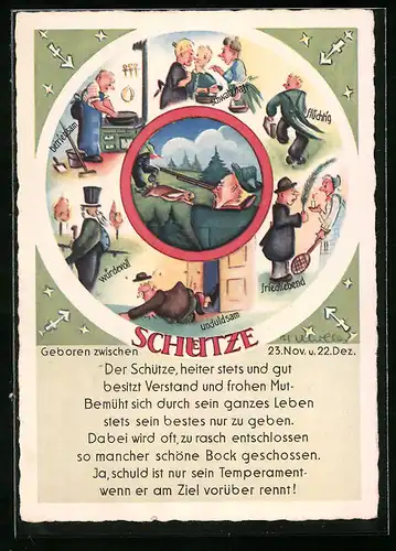 AK Charaktereigenschaften des Sternzeichens Schütze