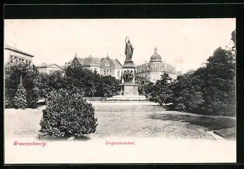 AK Braunschweig, Park am Siegesdenkmal