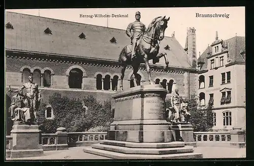 AK Braunschweig, Das Herzog-Wilhelm-Denkmal